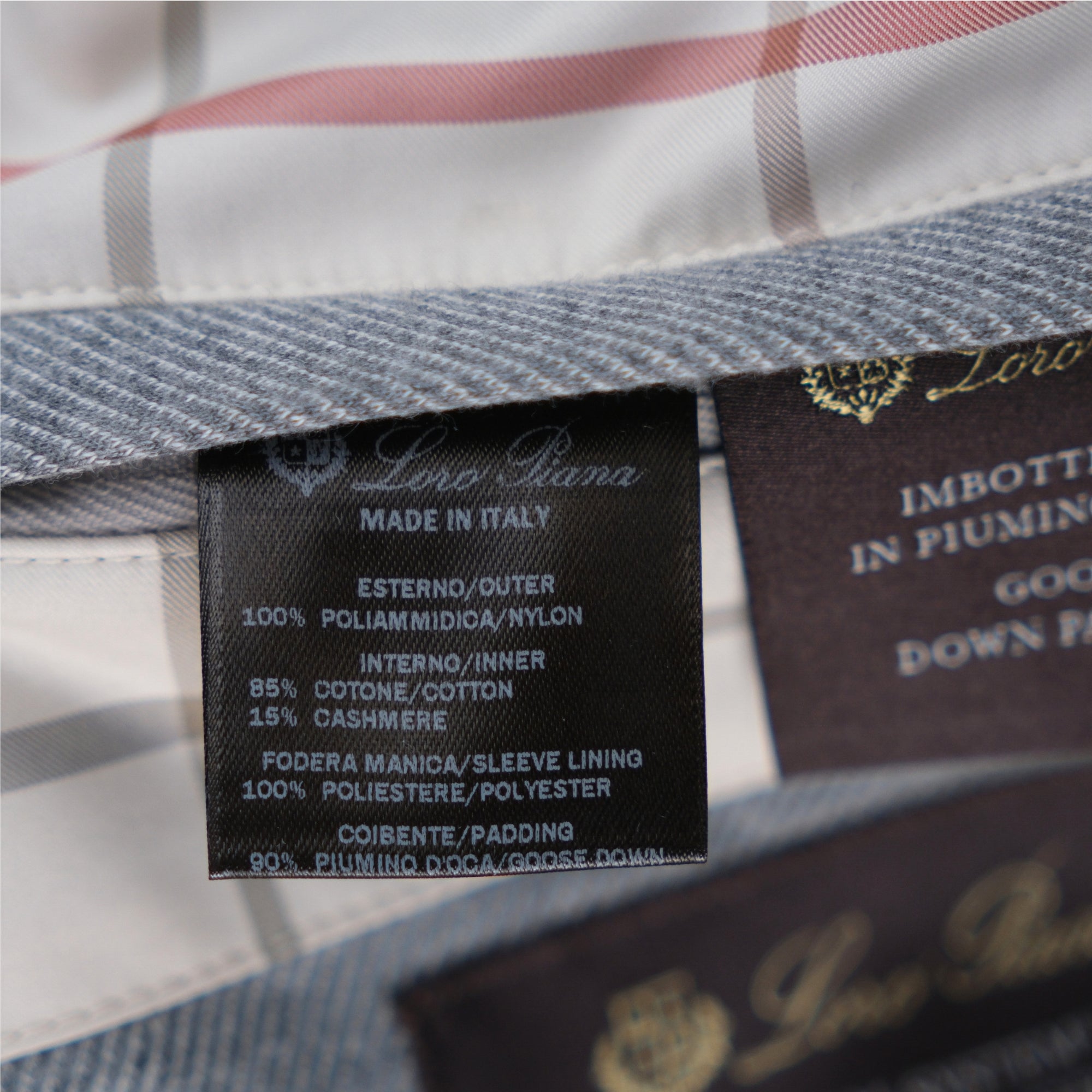 Taupe Down Jacket made of Nylon (XL)