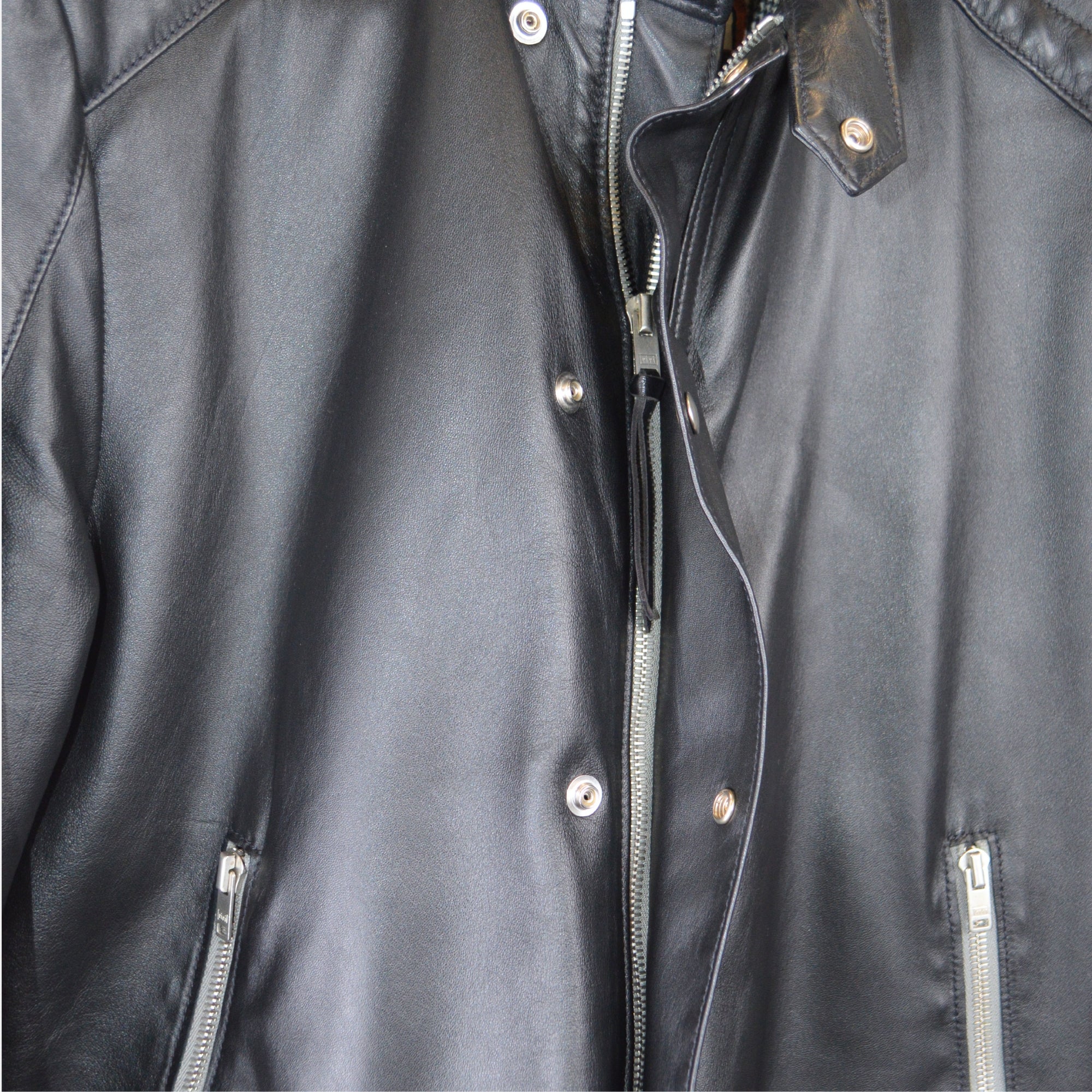 Black Jacket made of Leather (S)