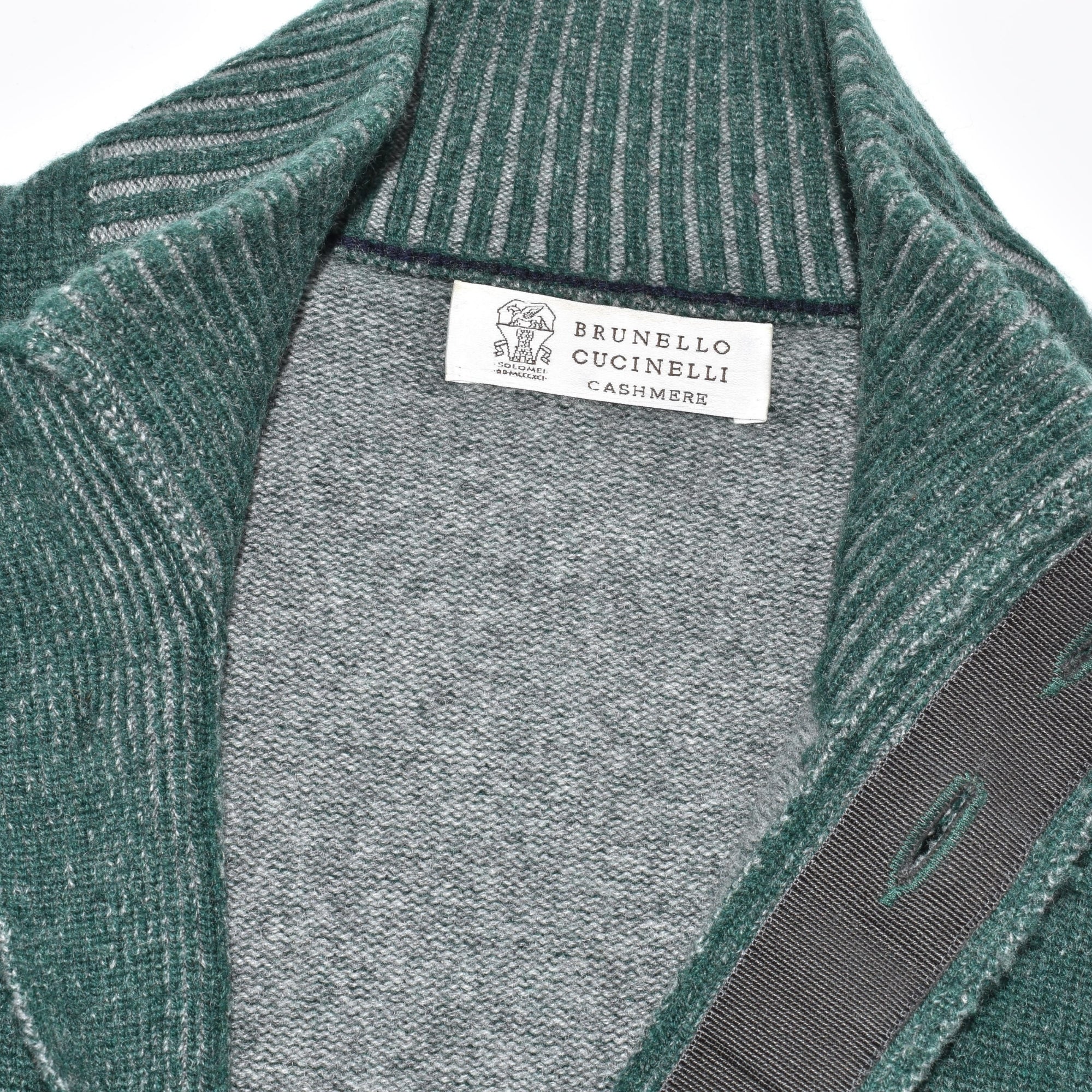 Green Cashmere Cardigan (EU 50)