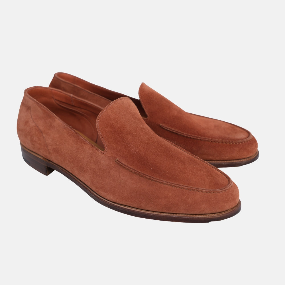 Braune Wildleder-Slipper (EU 44.5 / UK 10.5)