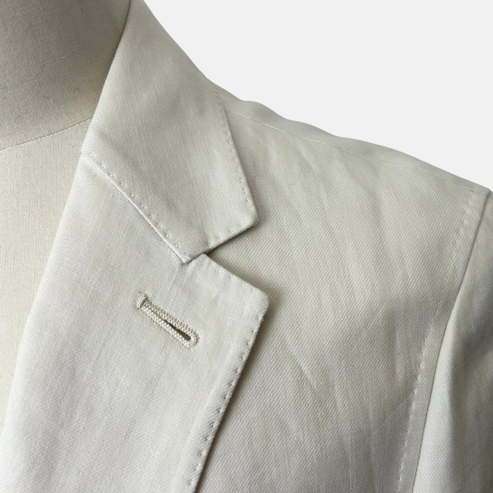 Ecru Blazer made of Linen/Ramie (EU 48)