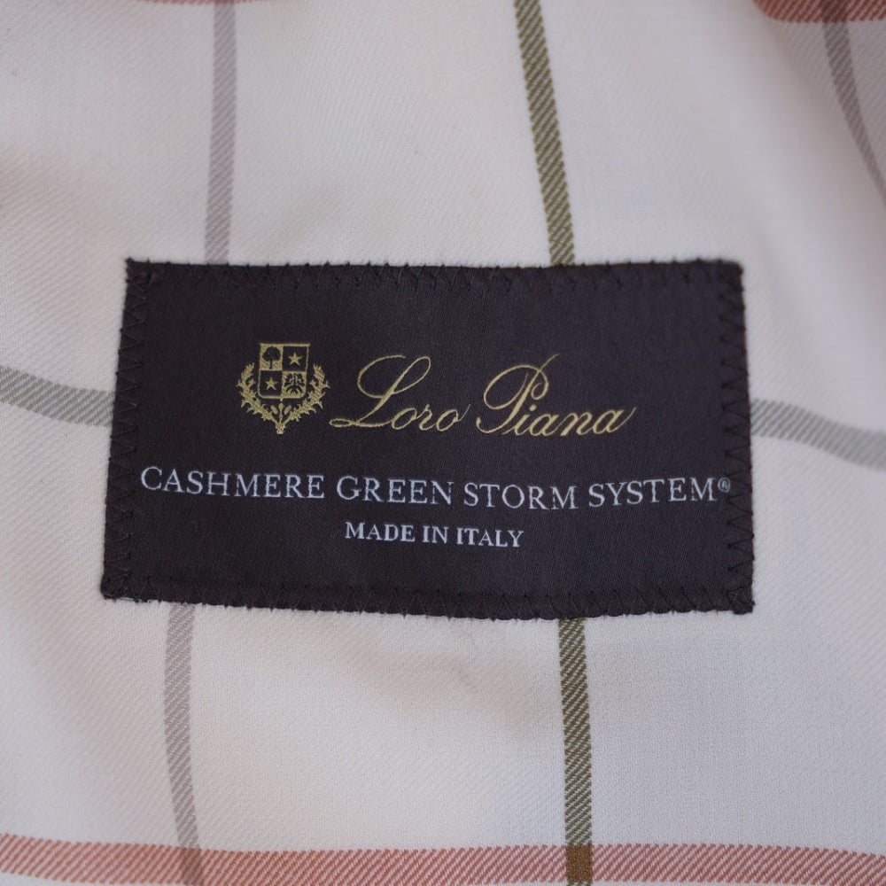 Beige Down Jacket "C.O.L.D." made of Cashmere (L)
