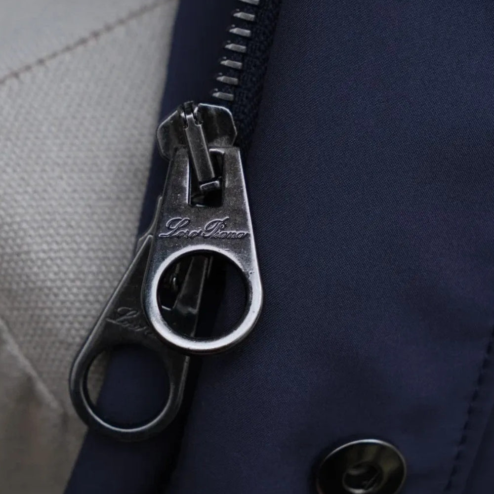 Navy Blue Cashmere Lined "Traveller" Jacket