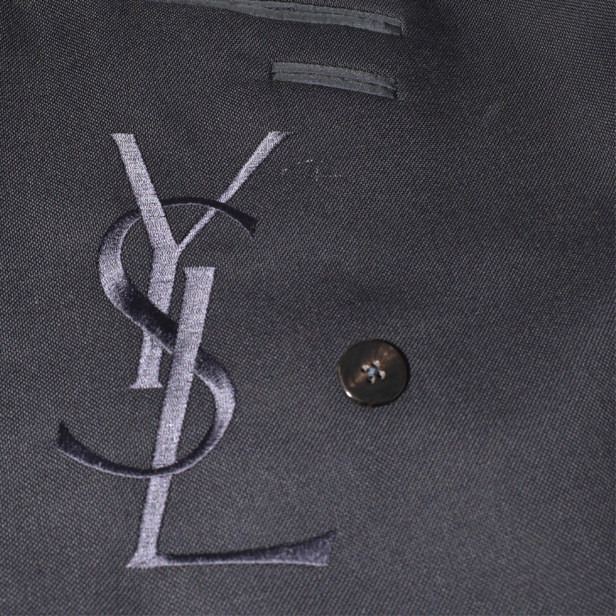 Midnight Blue Double Breasted Blazer made of Wool (EU 50)