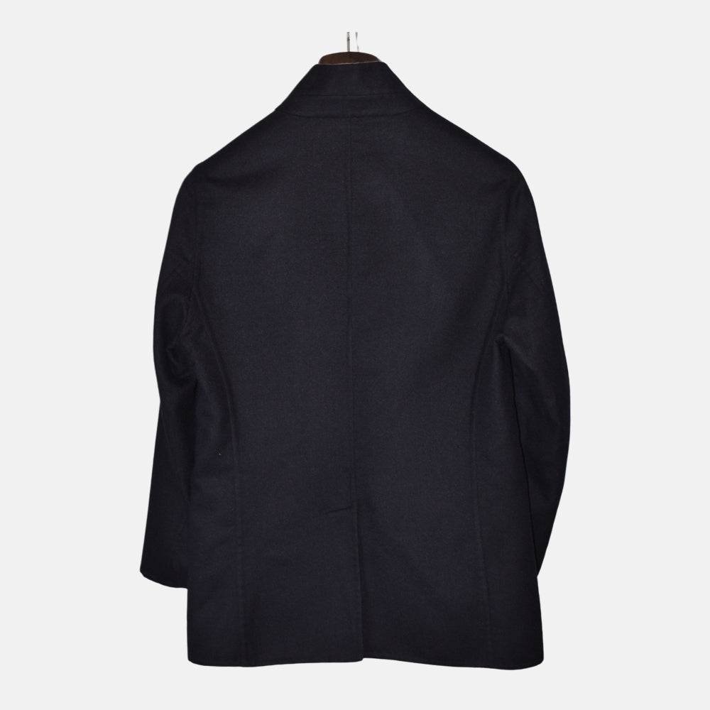 Navy/Grey Reversible Cashmere Blazer (EU 46)