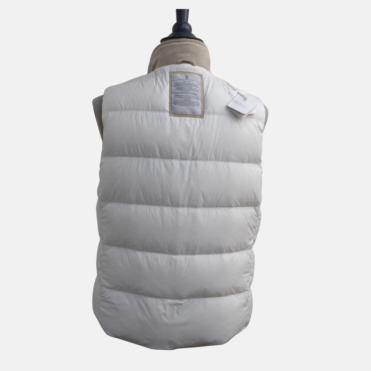 Brunello Cucinelli Suede Leather Vest Beige (M)