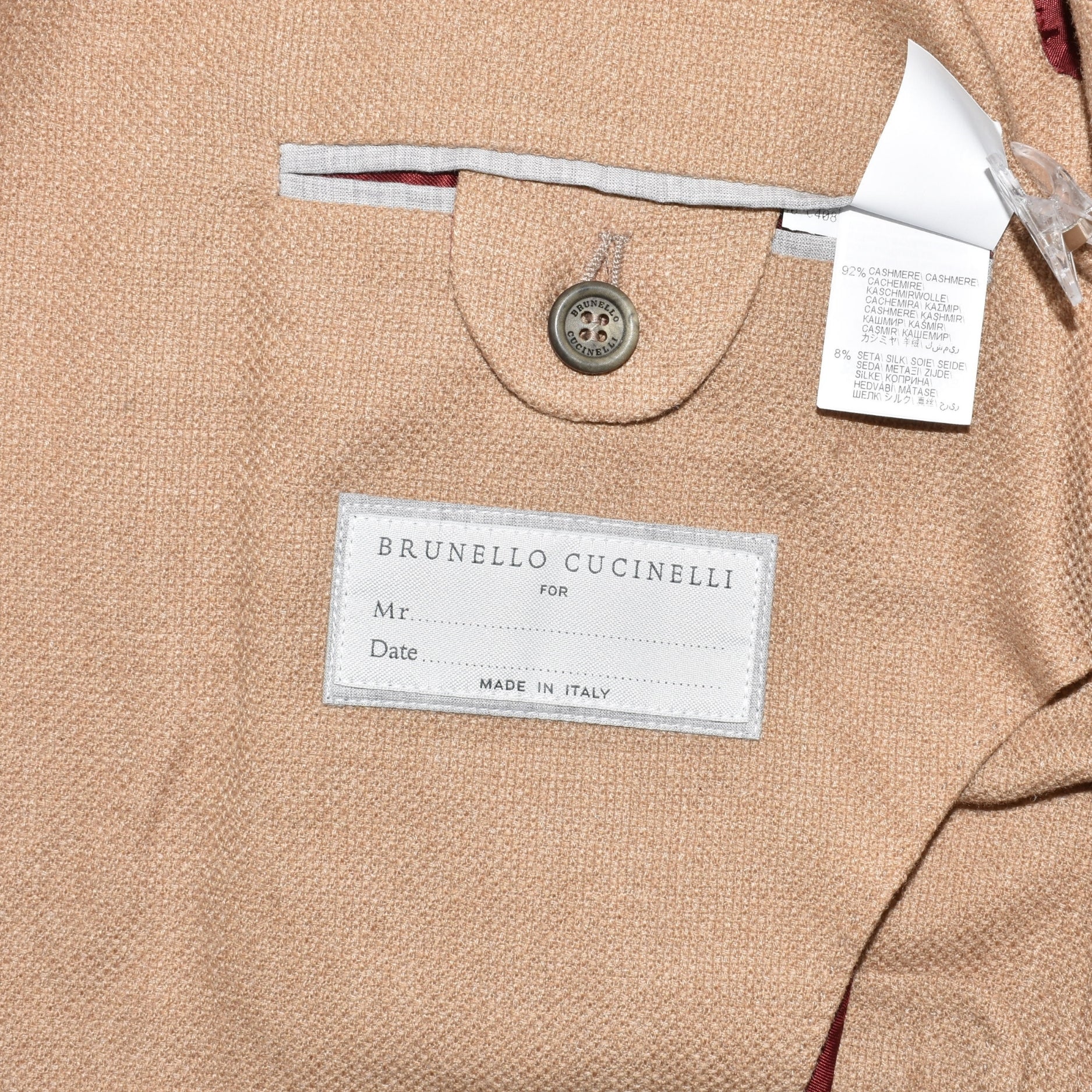 Beige Blazer Cashmere/Silk (EU 50)