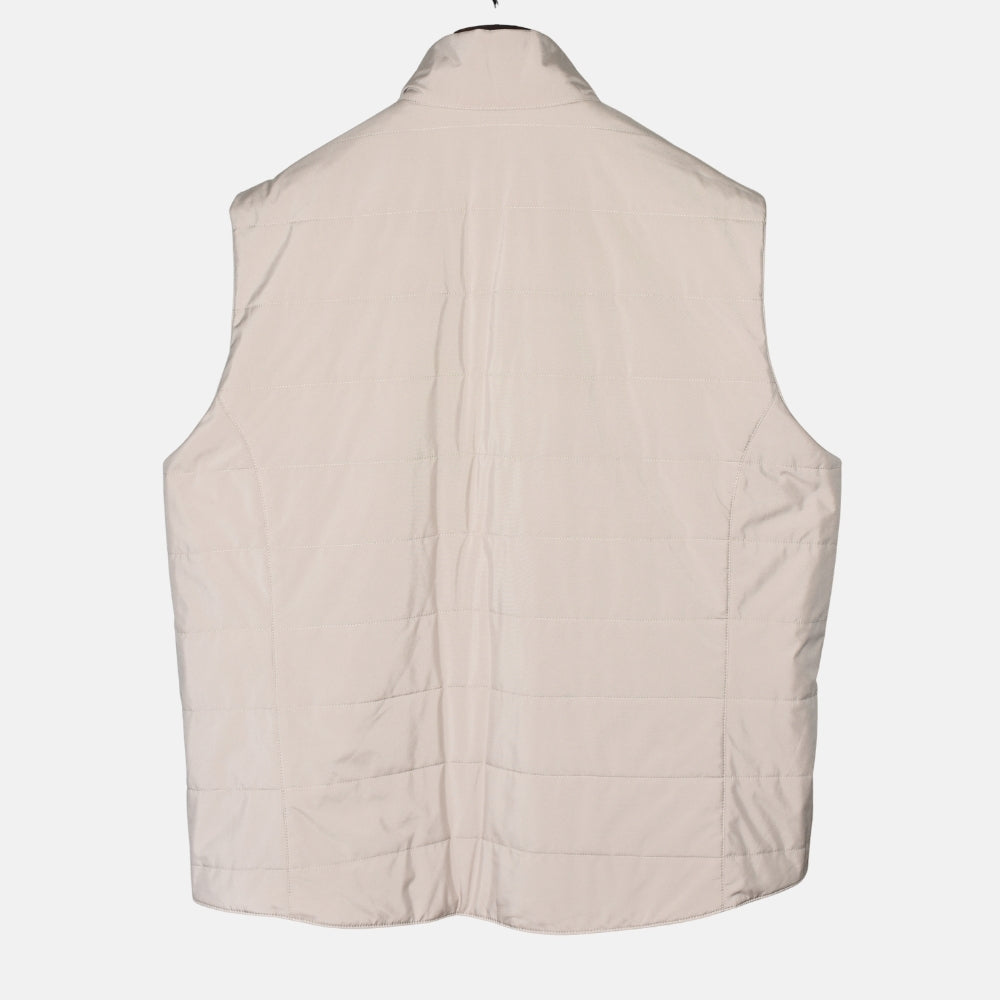 Navy/Beige Reversible Vest made of Nylon (XL)