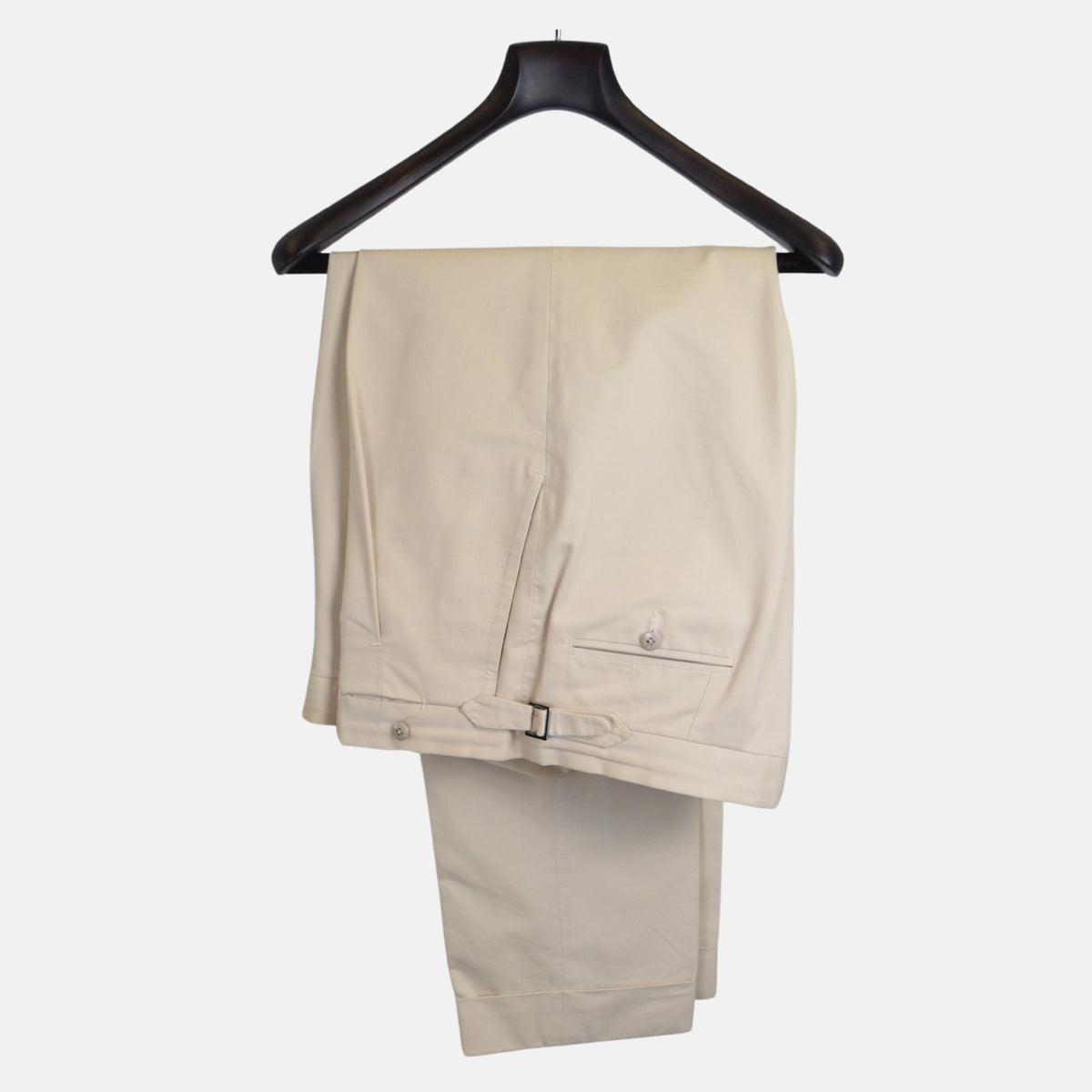 Cremefarbene Baumwollhose (W36)