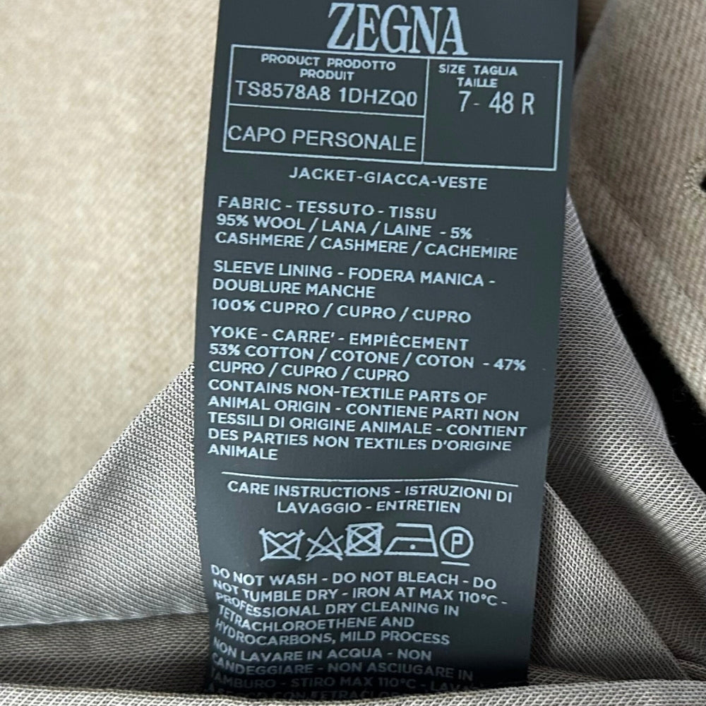 Beige Jacket made of Wool/Cashmere (EU 48)