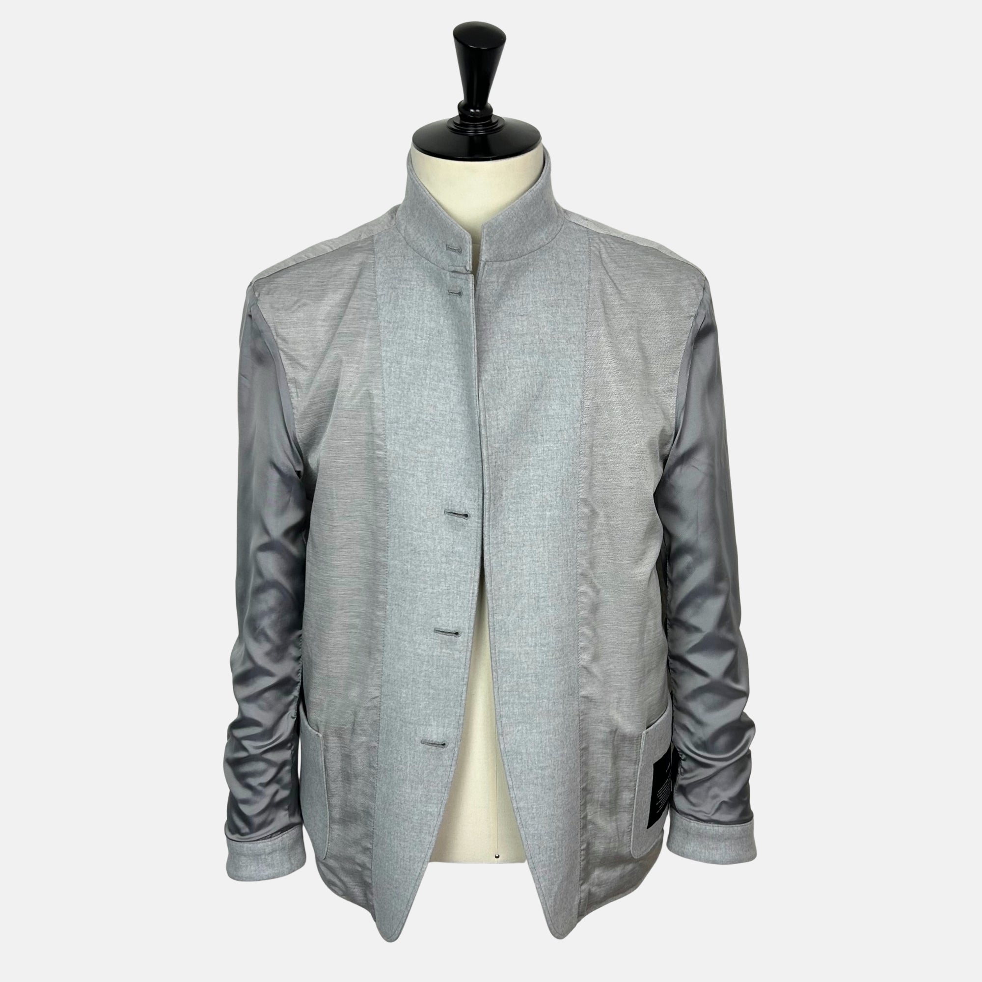 Gray Melange Jacket made of Cashmere (EU 52)