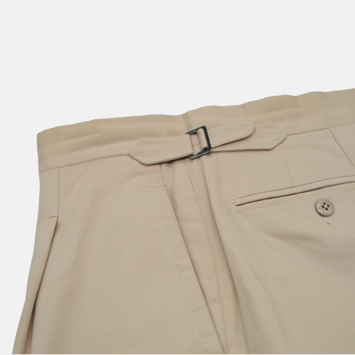 Cremefarbene Baumwollhose (W36)