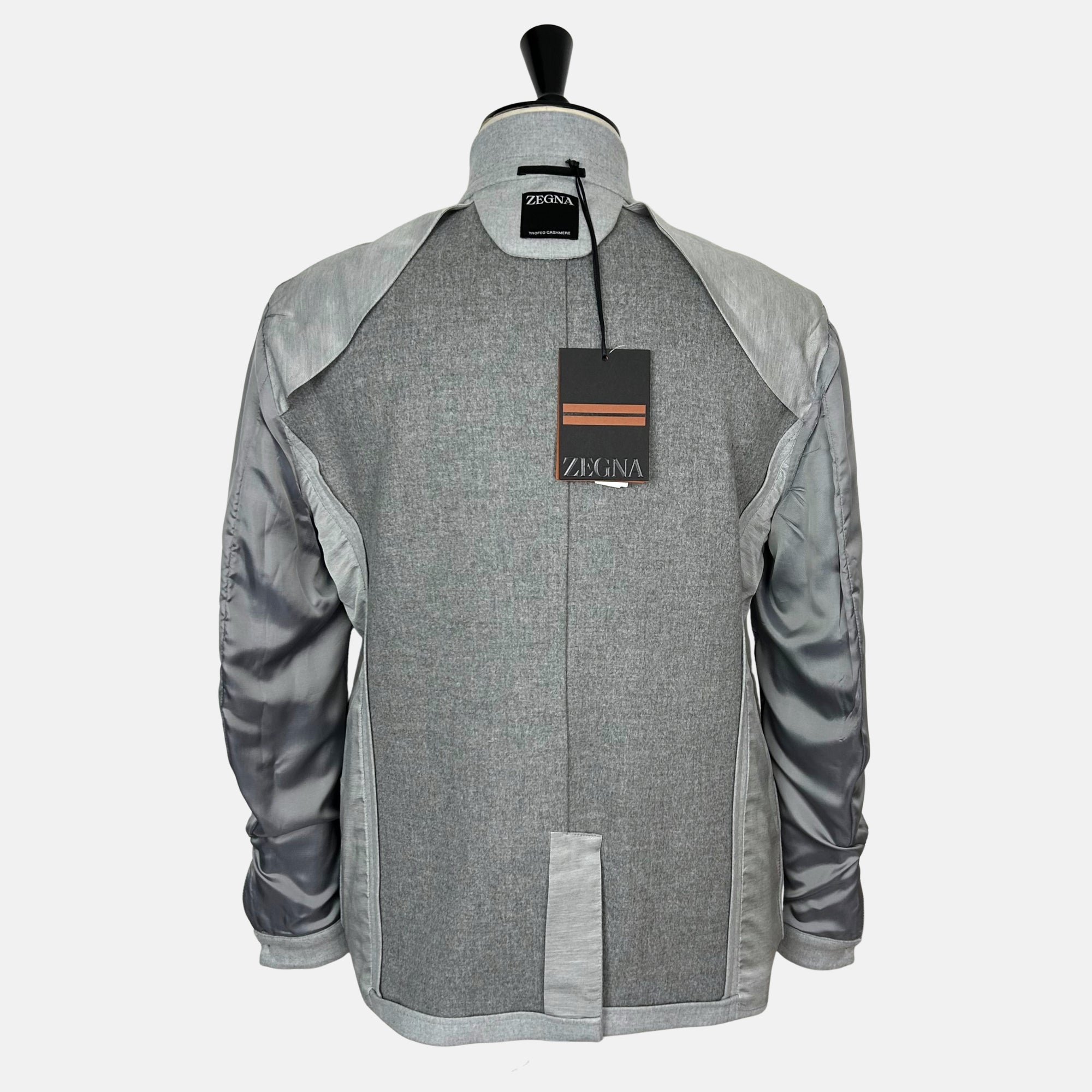 Gray Melange Jacket made of Cashmere (EU 52)