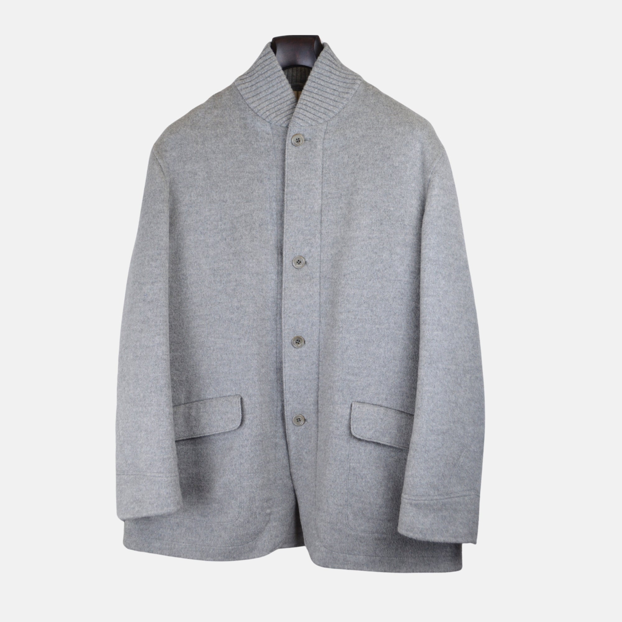 Grey Jacket made of Cashmere (XXL)