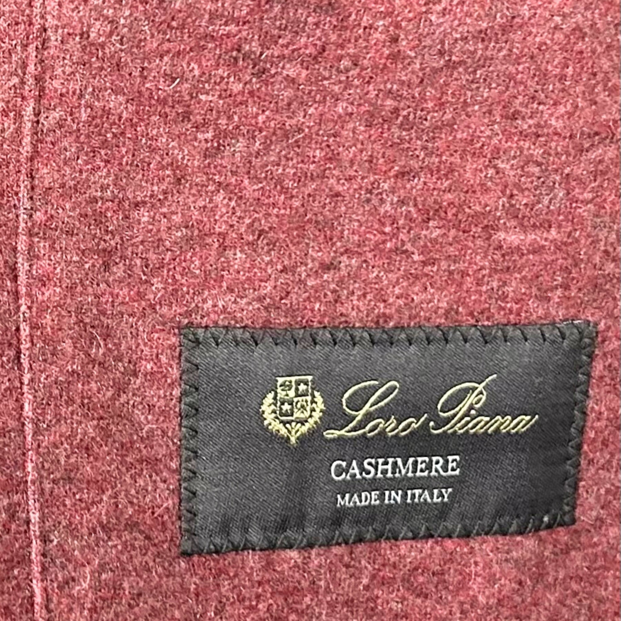 Red Mélange Jacket made of Cashmere (EU 48)