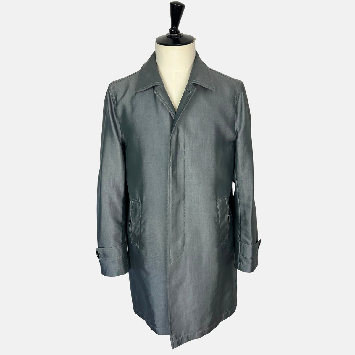 Brioni Coat Silver Grey (L)