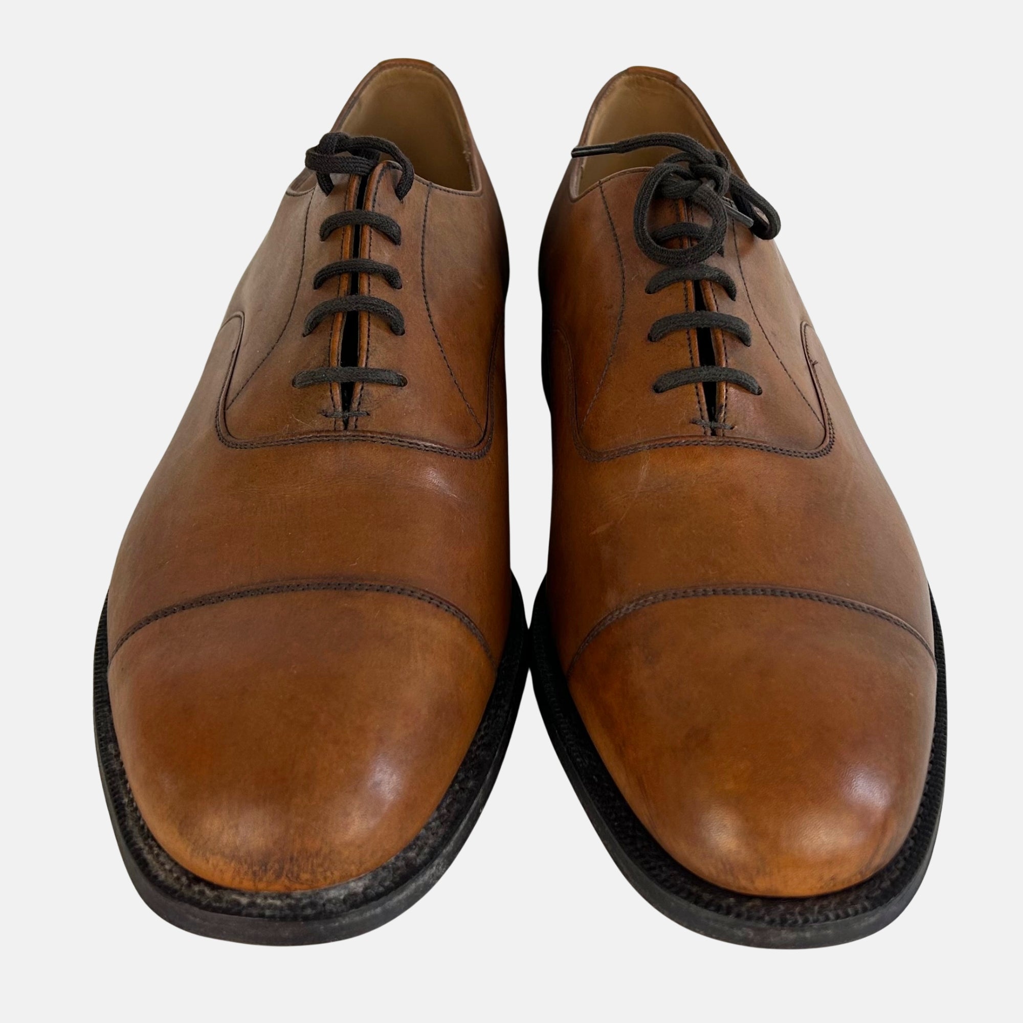 Cognac Shoes made of Leather (EU 43.5)