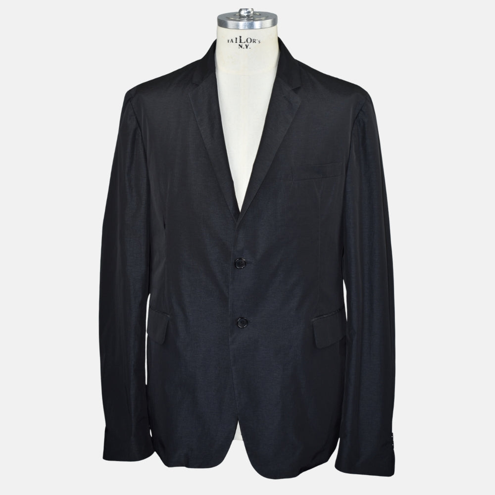 Black Polyester Blazer