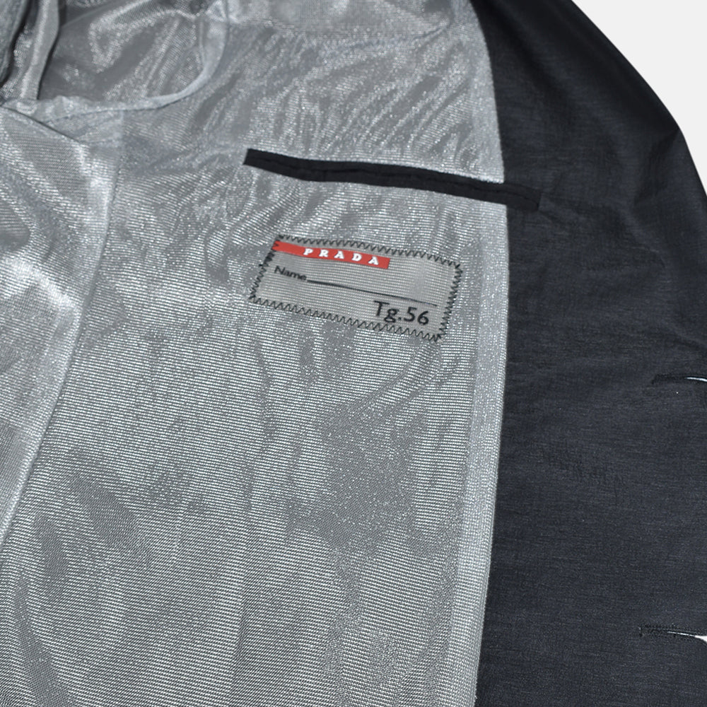 Black Polyester Blazer