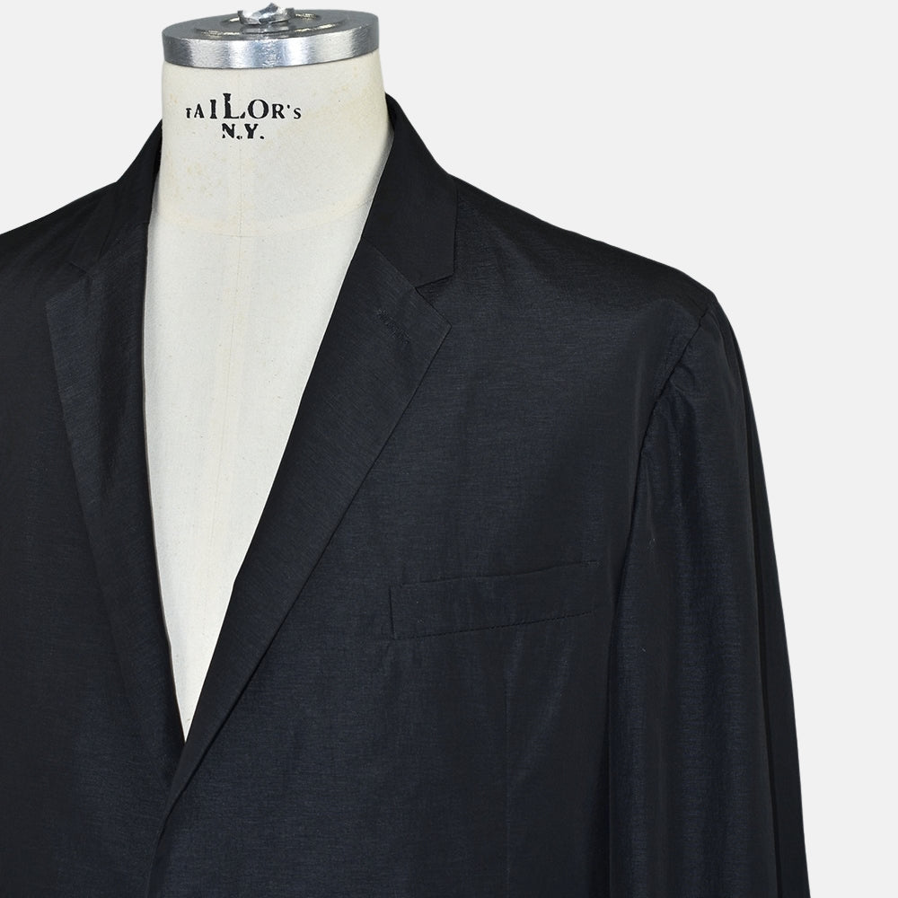 Black Polyester Blazer