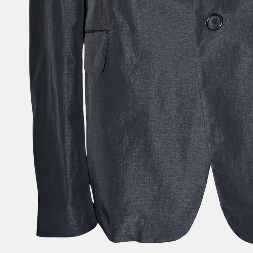 Black Polyester Blazer