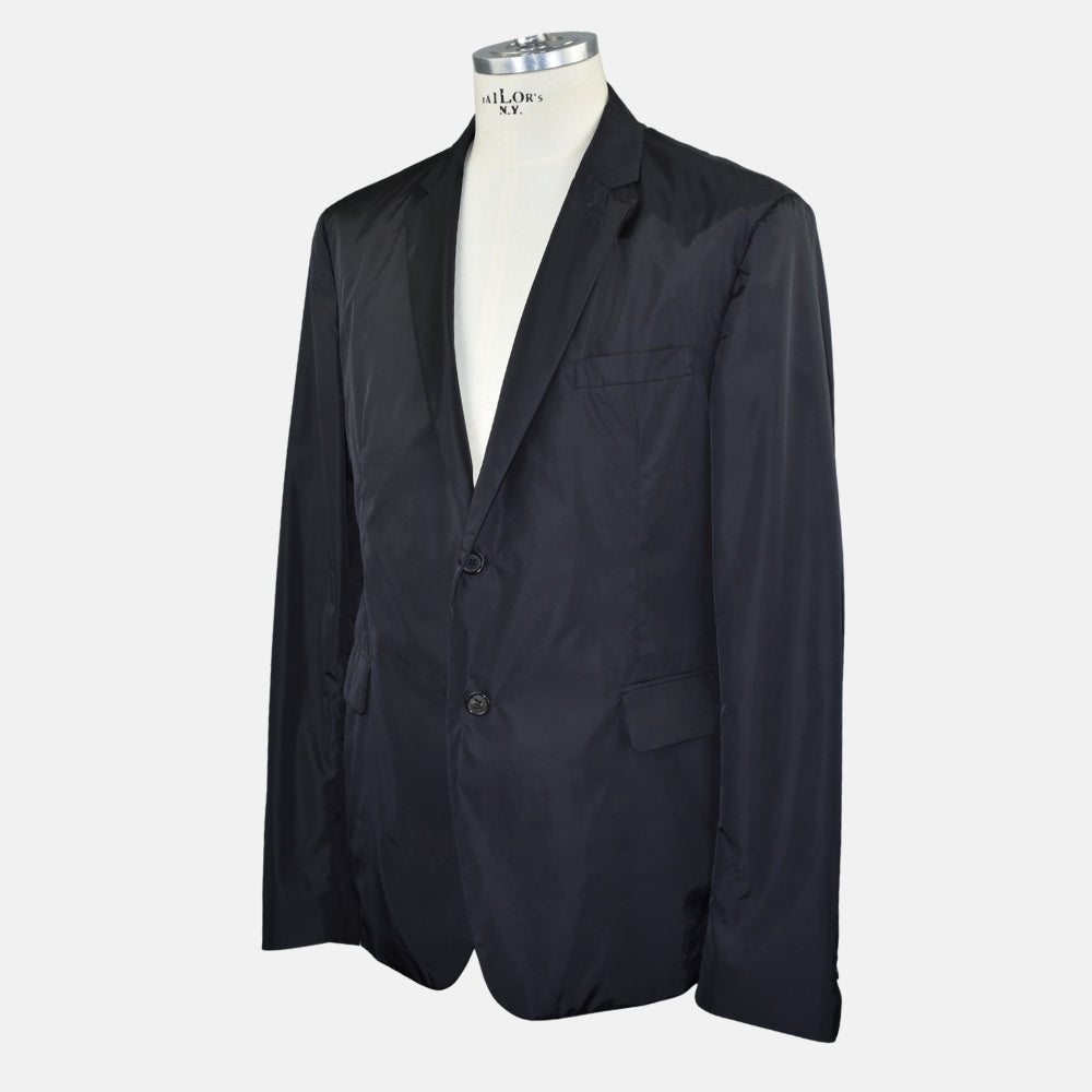 Black Polyester Blazer