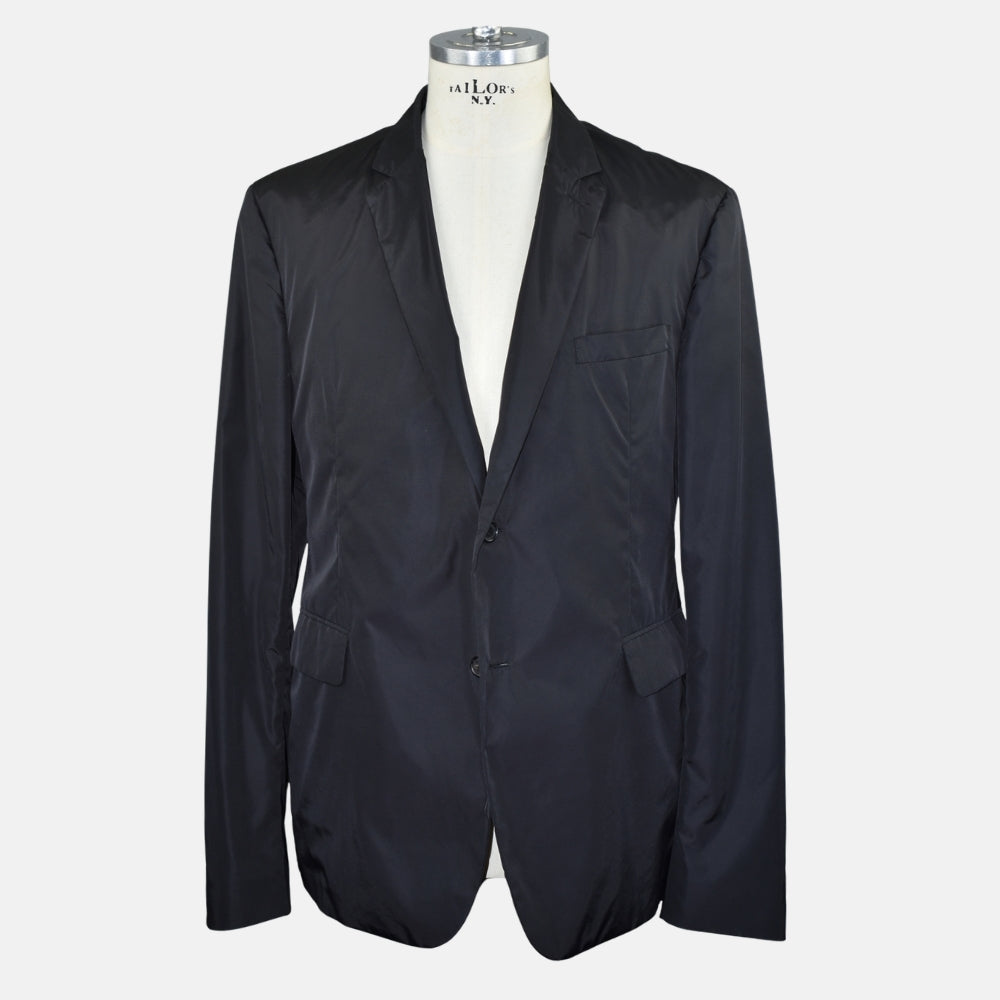 Black Polyester Blazer
