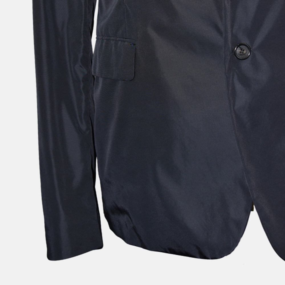 Black Polyester Blazer