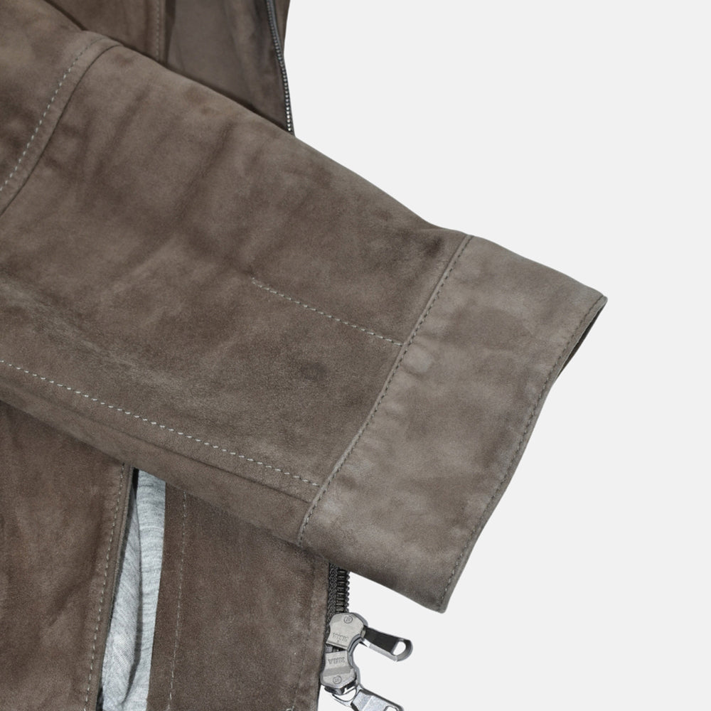 Brown Suede Jacket L