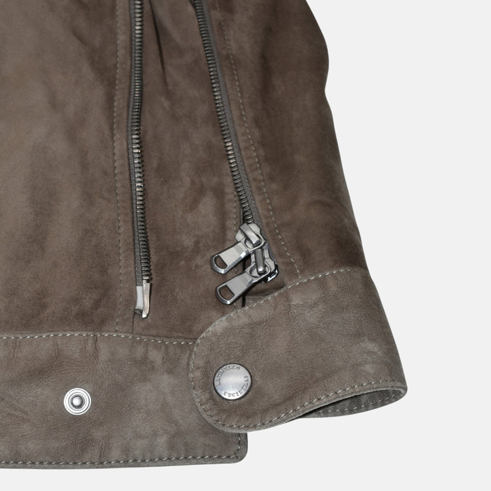 Brown Suede Jacket L