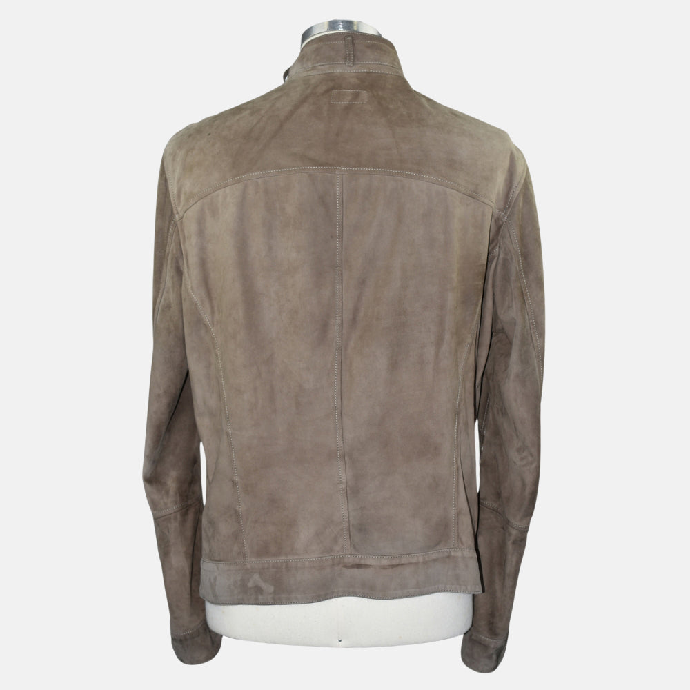 Brown Suede Jacket L
