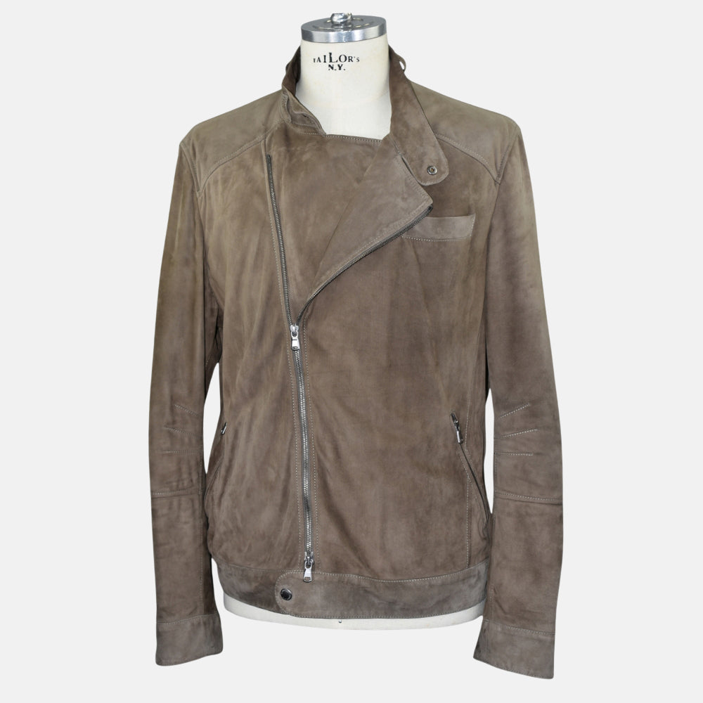 Brown Suede Jacket L