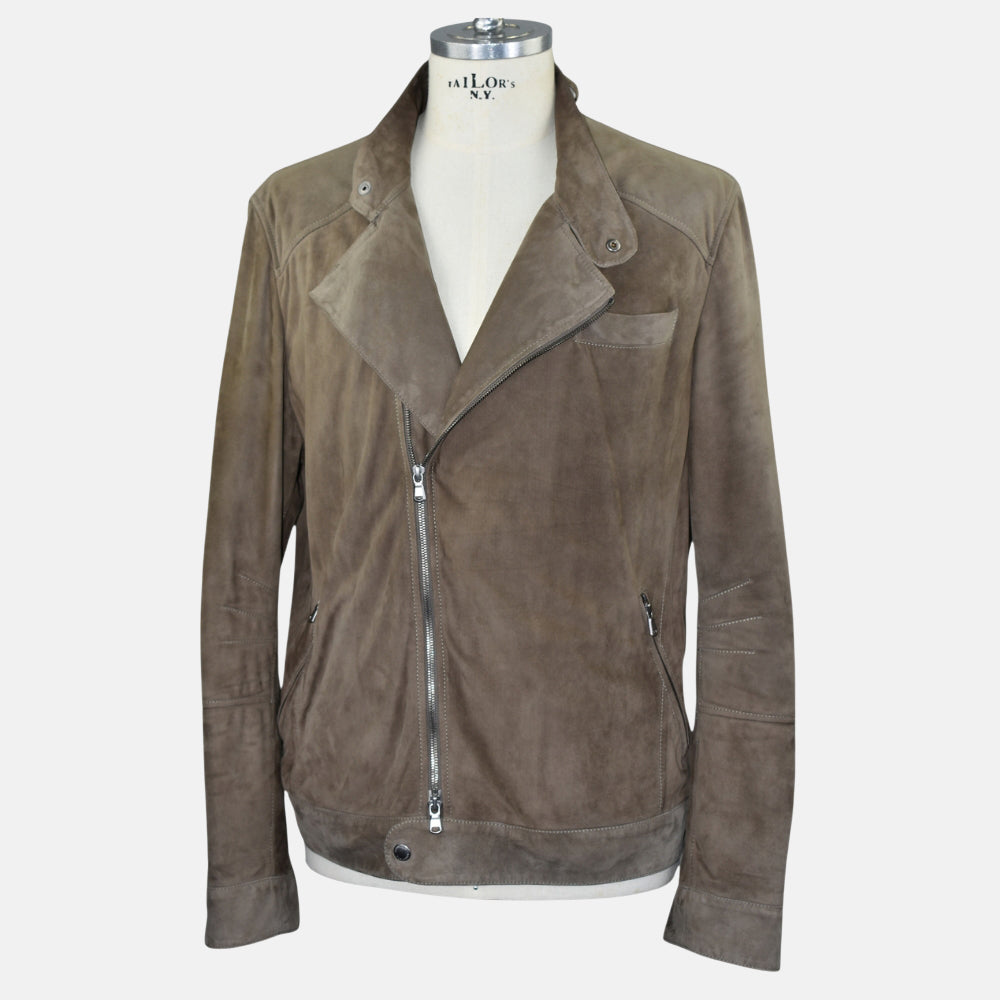 Brown Suede Jacket L