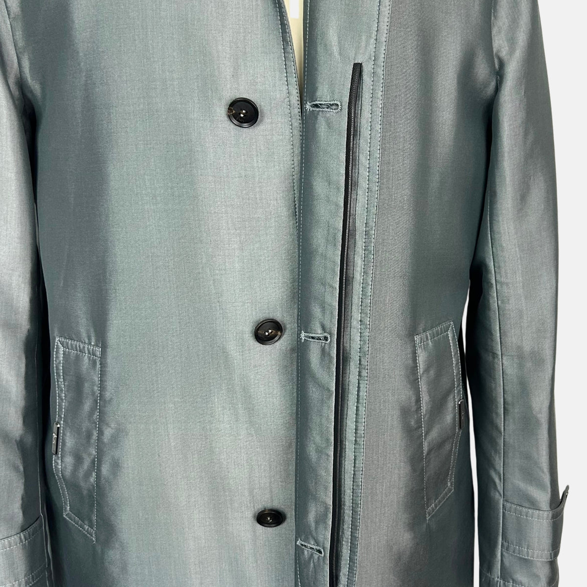 Brioni Coat Silver Grey (L)