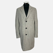 Gray Melange Coat made of  Cashmere (EU 48)