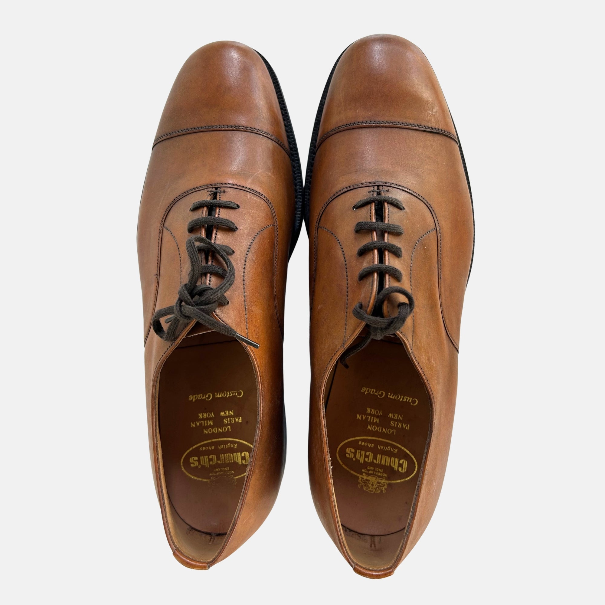Cognac Shoes made of Leather (EU 43.5)