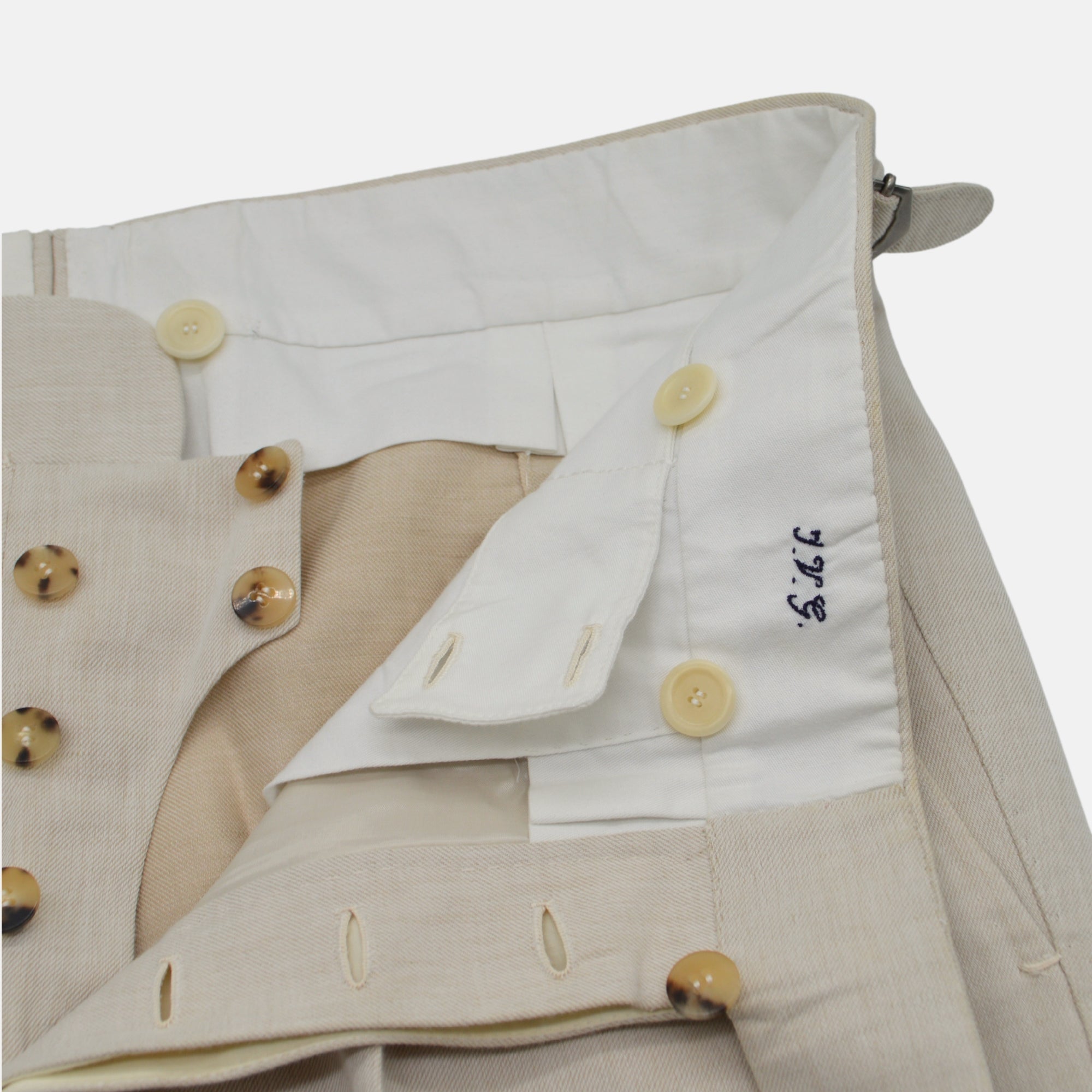 Offwhite Suit made of Linen/Cotton (EU 46)