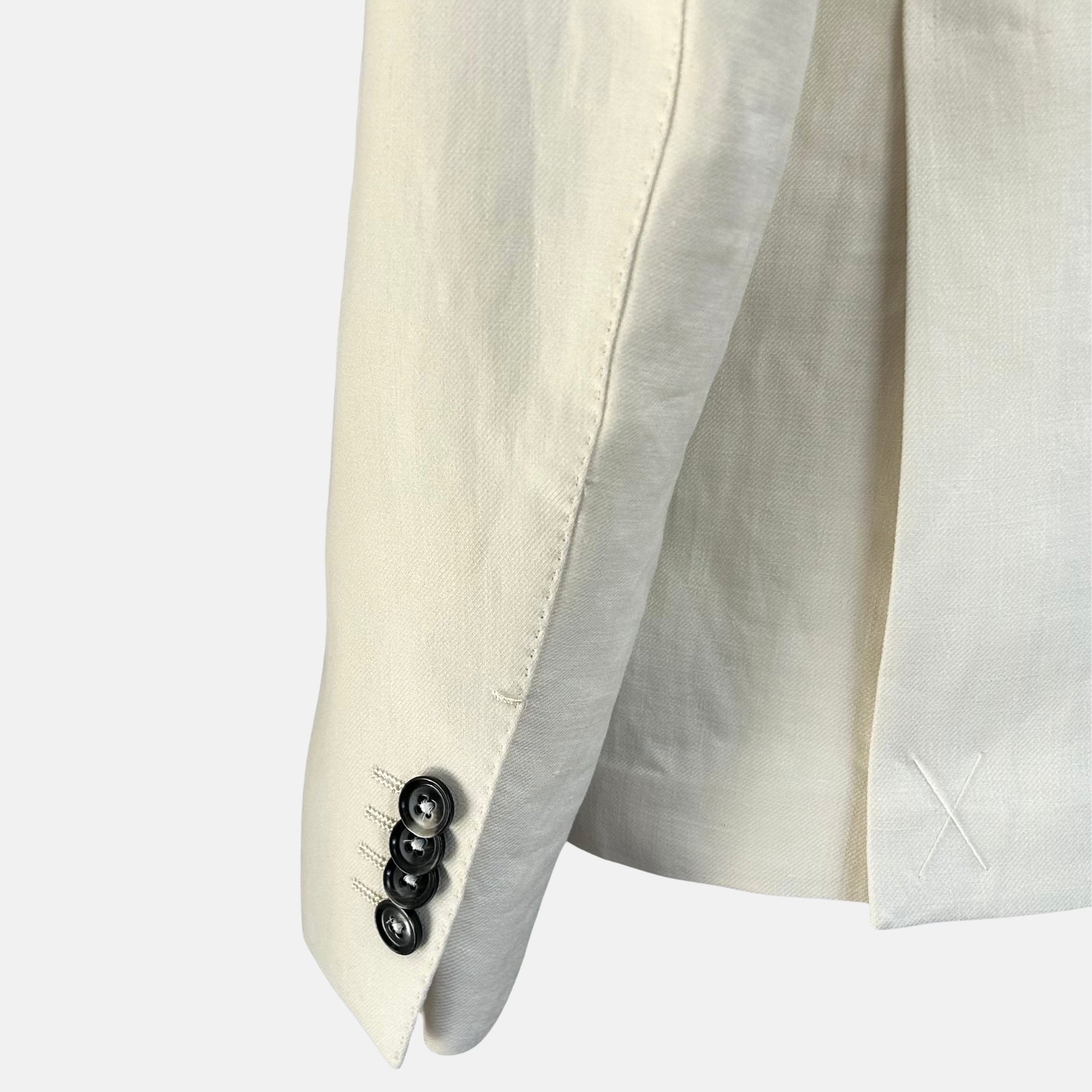 Ecru Blazer made of Linen/Ramie (EU 48)