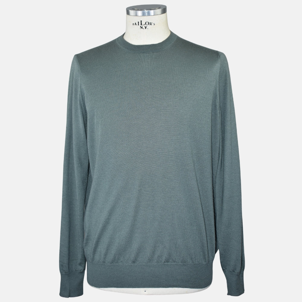 Green Cashmere Silk Sweater