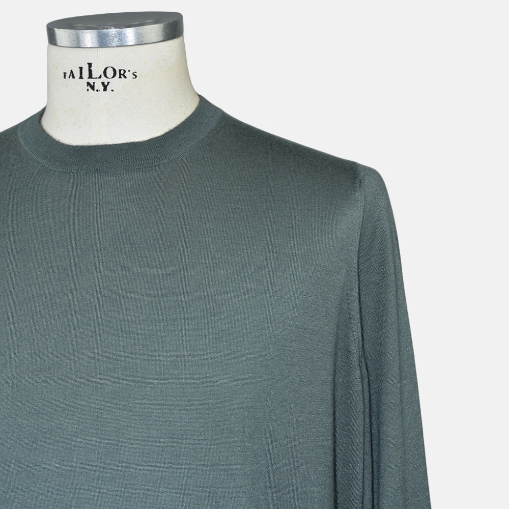 Green Cashmere Silk Sweater