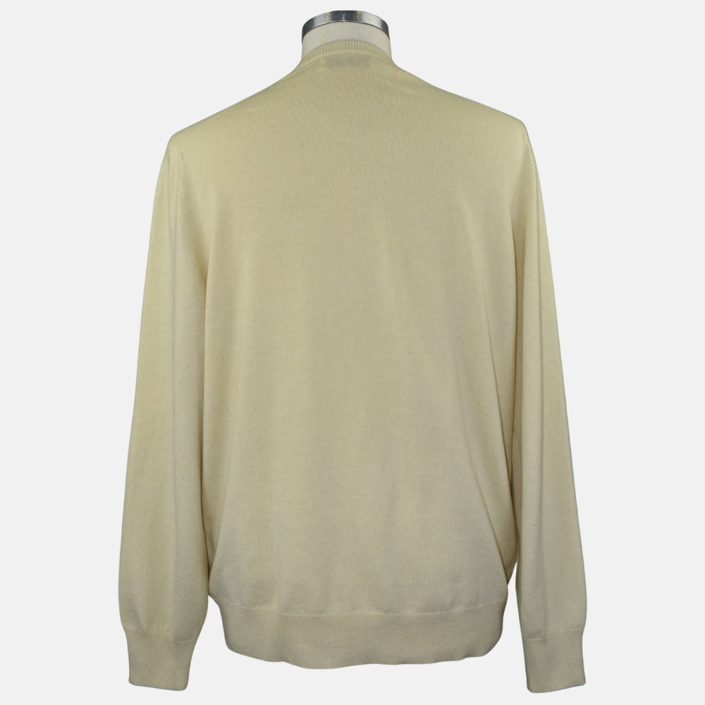 Yellow V Neck Cashmere