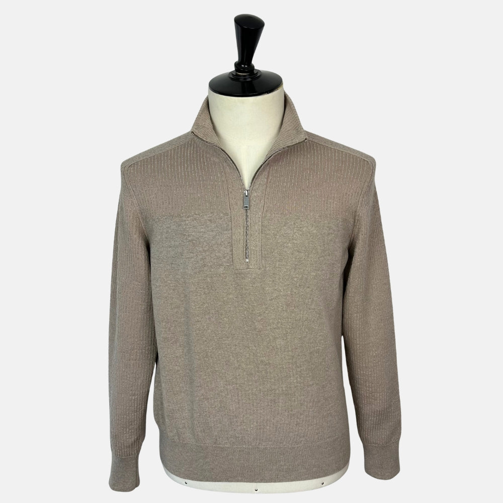 Beige Sweater made of Cashmere/Cotton (EU 48)