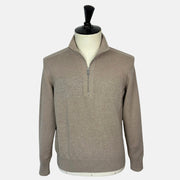 Beige Sweater made of Cashmere/Cotton (EU 48)