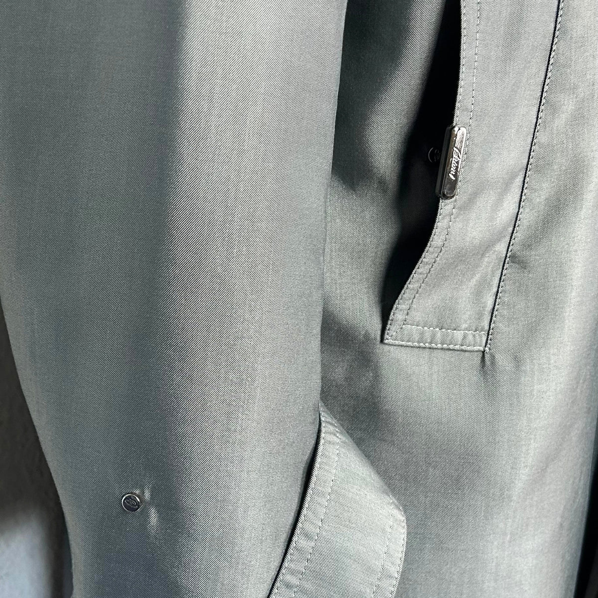 Brioni Coat Silver Grey (L)