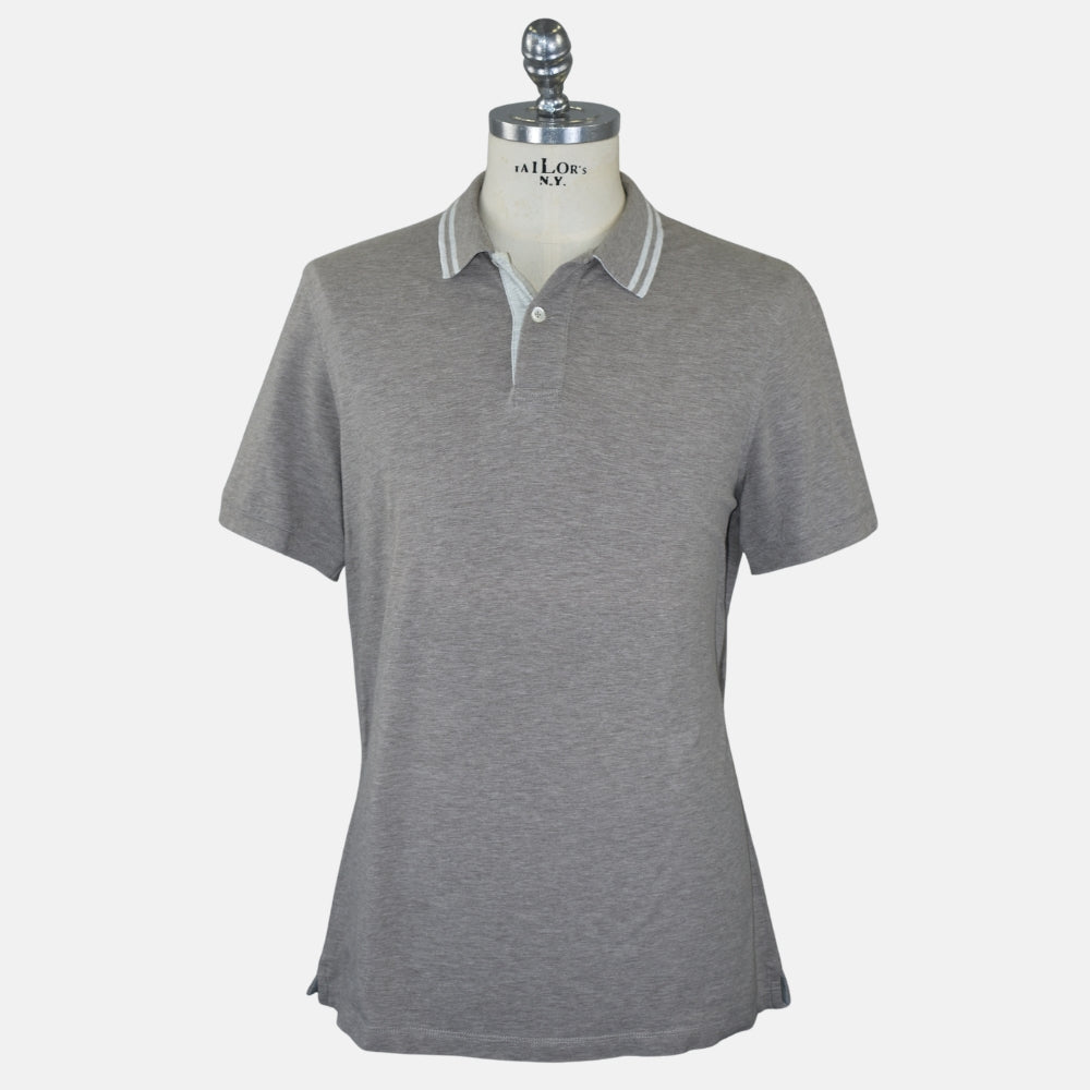 Taupe Cotton Polo