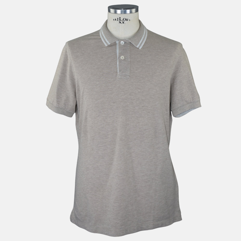 Light Brown Cotton Polo