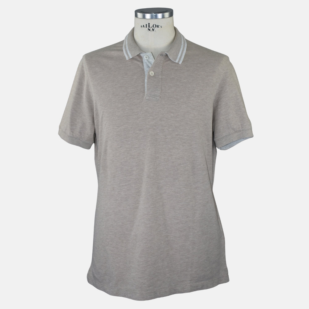 Light Brown Cotton Polo