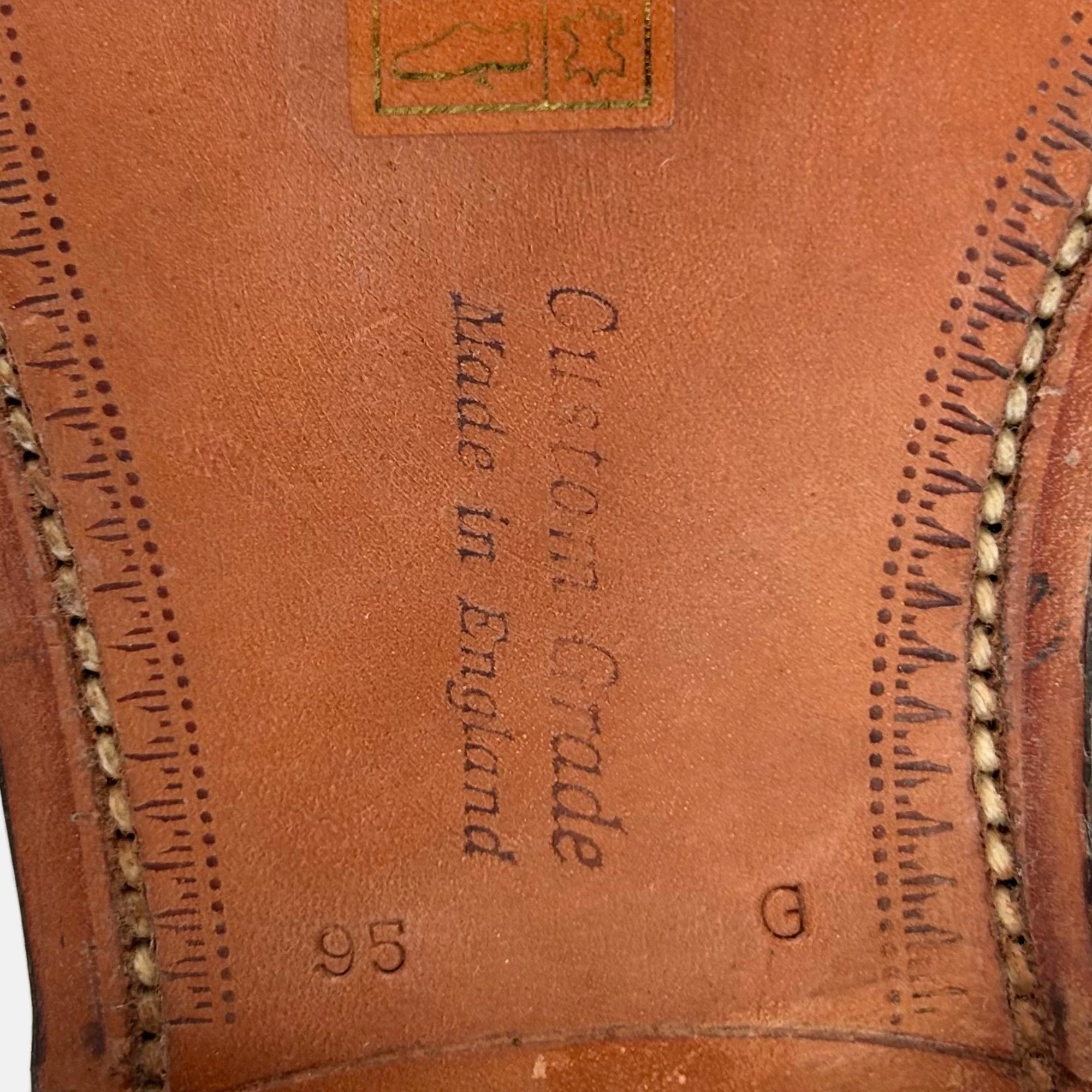 Cognac Shoes made of Leather (EU 43.5)