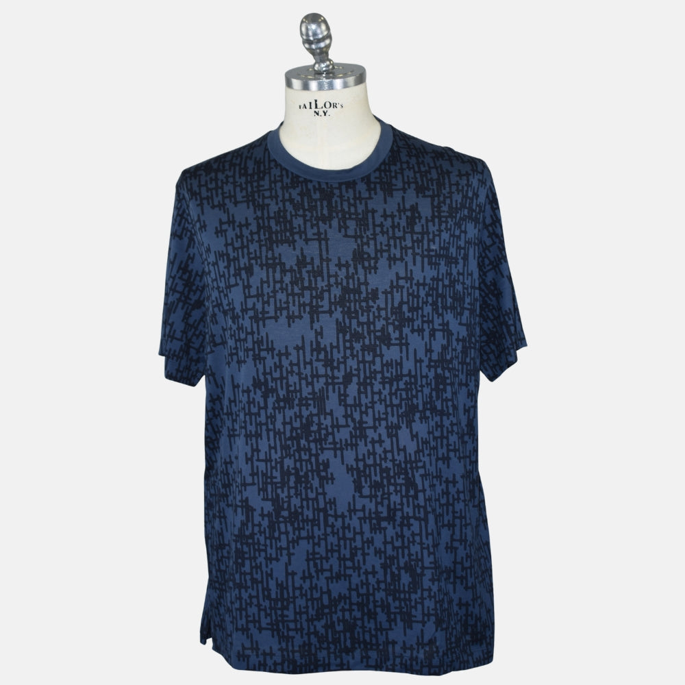 Blue Monogramme Shirt Cotton