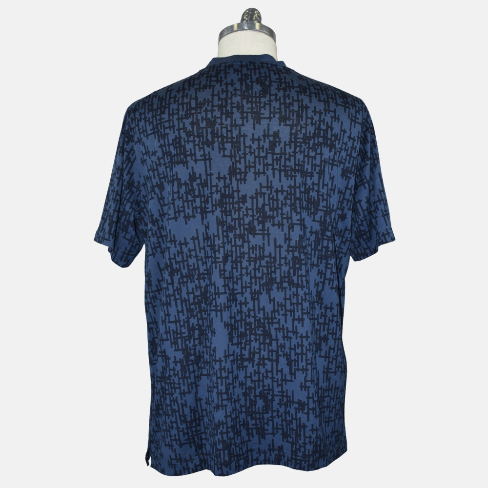 Blue Monogramme Shirt Cotton